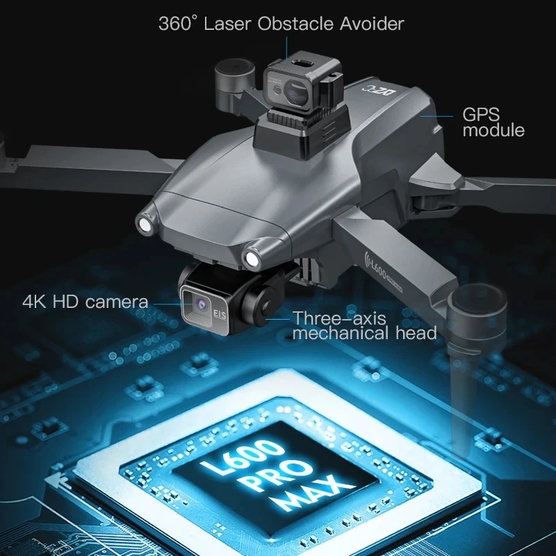 L600 PRO MAX GPS Drone Profess - Drone Gps Mount ulasan dan harga