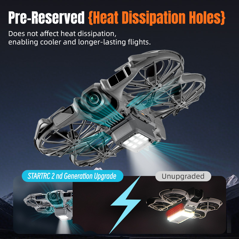 STARTRC LED Landing Gear for D - Drone Led Light ulasan dan harga